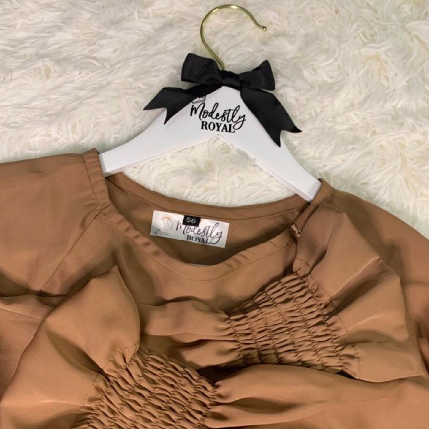 "Mocha" Princess Umbrella Cut Abaya